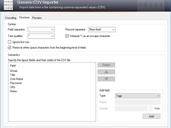 通用 CSV 导入器